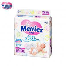 NB90片日本花王 Merries 妙而舒 纸尿裤 新生儿(NB)90片